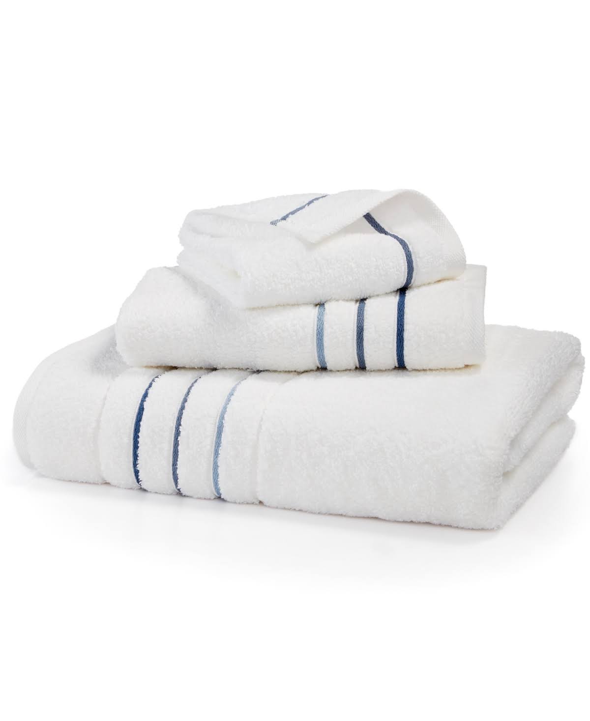 Hotel Collection Ultimate Borderline Bath Towel 30 x 56 Blue Midnight