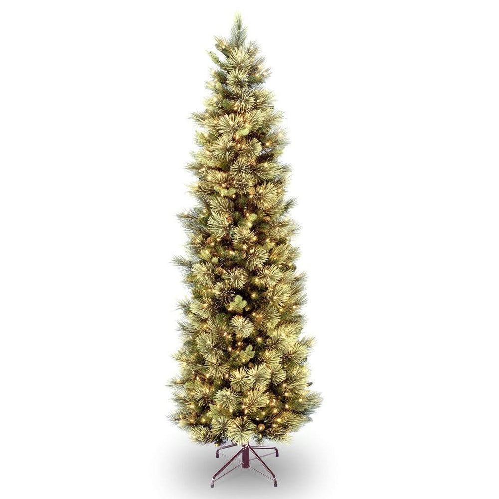 Green Artificial Christmas Tree with Clear/White Lights Size: 6.5'