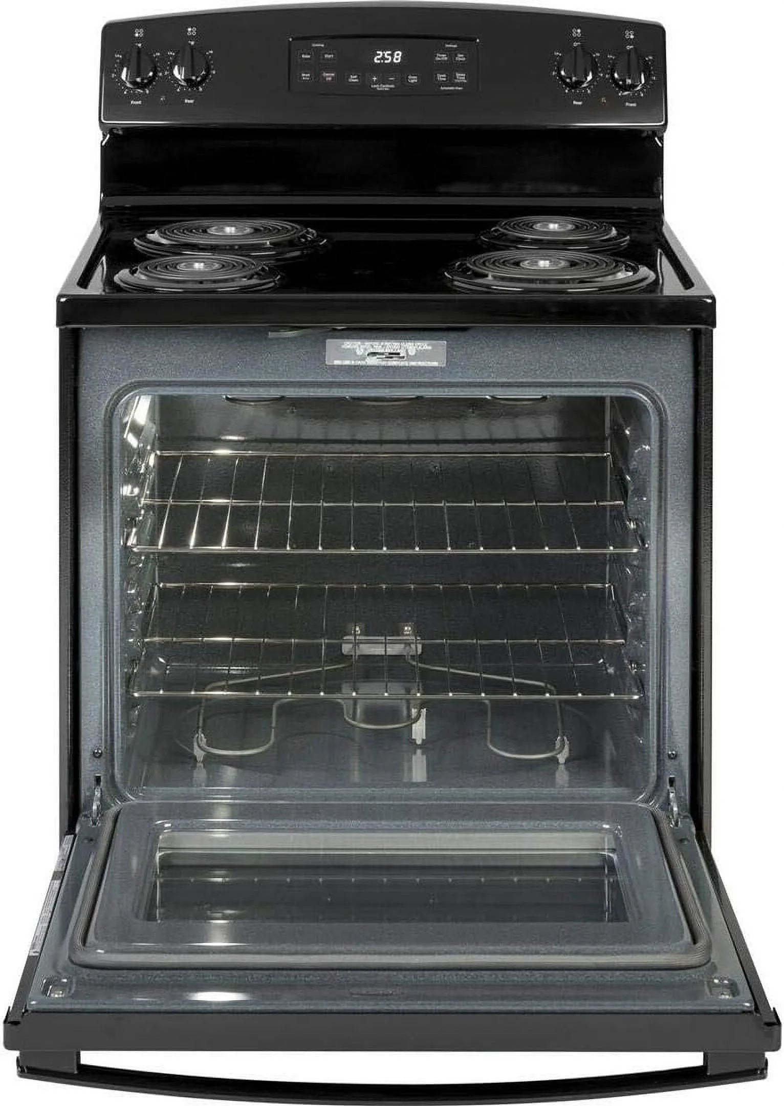 GE Appliances JB258DMBB 30 in Electric Freestanding Range Black