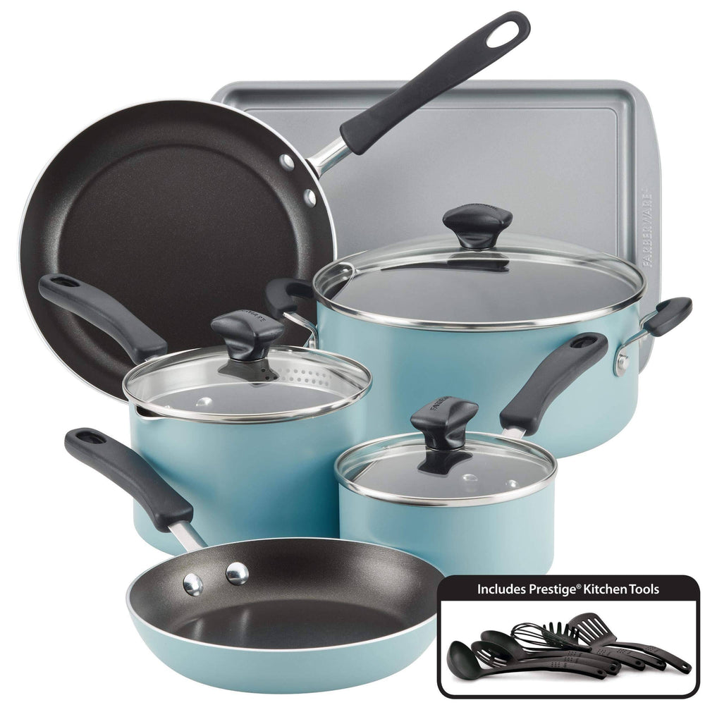 Farberware Cookstart DiamondMax Cookware Set, 15 Pieces