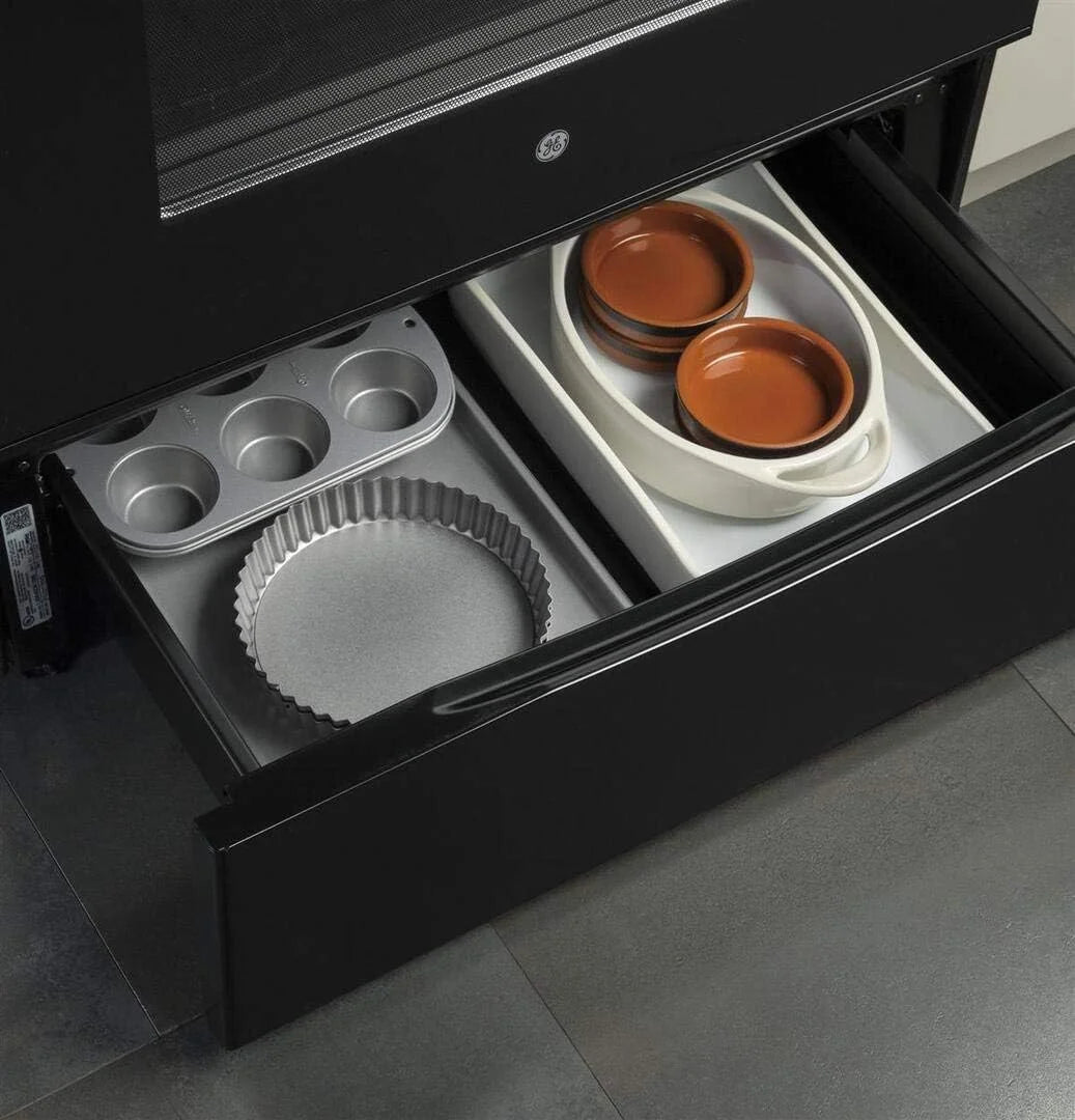 GE Appliances JB258DMBB 30 in Electric Freestanding Range Black
