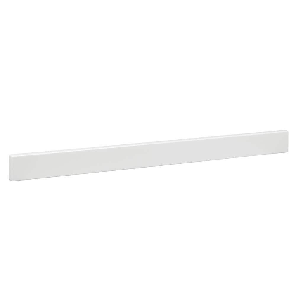 30-1/2 in. Cultured Marble Backsplash in White